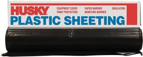 img 1 attached to Husky CF0614B Polyethylene Plastic Sheeting