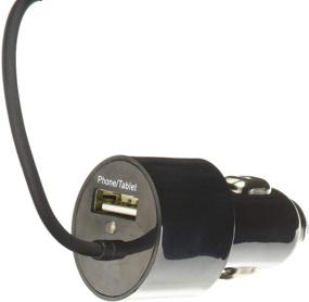 img 2 attached to StarTech.com Dual Port Car Charger with Lightning Cable and USB Port – High Power (21 Watt / 4.2 Amp) - Dual iPad Car Charger - Black - Fast Charging for Multiple Devices on the Go