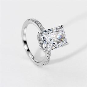 img 1 attached to Michooyel Engagement Diamonds Sterling Zirconia
