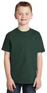 hanes tagless youth t-shirt - comfortable and durable 6.1 oz. fabric logo