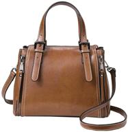 heshe women’s leather shoulder handbags - fashionable hobo bag, designer satchel & crossbody bucket bags logo