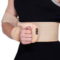 🤕 adjustable arm and shoulder immobilization brace - unisex (34"-39") - fully detachable & skin friendly support логотип