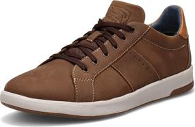 img 4 attached to 👟 Stylish Florsheim Crossover Cognac Leather Sneakers for Men's Fashion Footwear