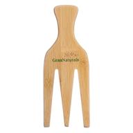 grannaturals wooden parting comb braid logo