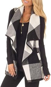 img 4 attached to Mafulus Women's Sleeveless Cardigan with Pockets - Coats, Jackets & Vests Collection