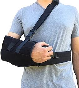 img 3 attached to 🩹 Alpha Medical Arm Sling with Abduction Pillow: Universal Shoulder Immobilizer & Post-Op Arm Brace