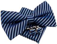 retreez modern stripe microfiber pre tied men's accessories for ties, cummerbunds & pocket squares логотип