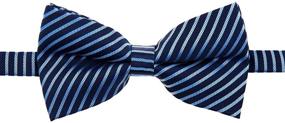 img 1 attached to Retreez Modern Stripe Microfiber Pre Tied Men's Accessories for Ties, Cummerbunds & Pocket Squares