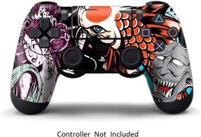 img 1 attached to 🎮 LLC Integral - Japanese Anime Style Decal Cover for Sony Playstation 4 Slim PS4 Console Gamepad Pack Sticker + 2 Skins Stickers for Dualshock 4 Controller: Enhance your PS4 Gaming Experience with Vibrant Anime Artwork!