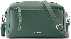 img 4 attached to MAXWISE Shoulder Leather Crossbody Purses Women's Handbags & Wallets