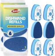 🧽 dish wand refill sponges: non-scratch scrubber refills for dishwand replacement heads – soap dispensing handle, heavy-duty dishwashing, kitchen sink dishwasher pads & cleaning supplies logo