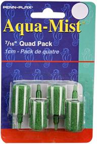 img 4 attached to 🐟 Penn-Plax AS6Q Aqua Mist Air Stone Cylinder Aerator: 4-Pack for Fish Tank, Easy Installation to Pump, Efficiently Aerates Tank, 7/16" Size