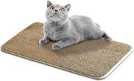 🐱 23.6 x 12 inch durable cat scratching mat - matdology cats scratcher pad rug for indoor claw grinding, furniture & carpet protection logo