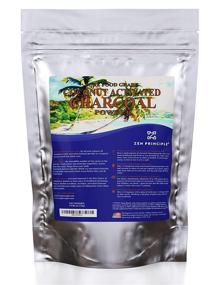img 4 attached to 🥥 Premium 2.5 lb. Coconut Activated Charcoal Powder: Natural Teeth Whitener, Skin & Hair Rejuvenator, Detoxifier & Digestive Aid. Treats Poisoning, Bug Bites & Wounds. USA-Owned with FREE Scoop!