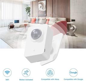img 3 attached to 🔍 Ultimate Smart Motion Sensor: WiFi Indoor Motion Detector with APP Control & Alexa Compatibility