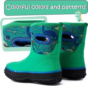 img 1 attached to 👞 PENNYSUE Neoprene Toddler Boots: Girls' and Boys' Outdoor Shoes