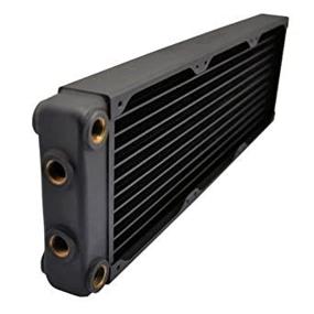 img 3 attached to 🔥 XSPC EX360 Radiator: High-Performance Triple Fan Black Radiator with Multiport - 120mm x 3