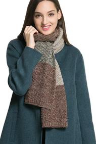 img 3 attached to Women Winter Thick Chunky Colors Women's Accessories in Scarves & Wraps