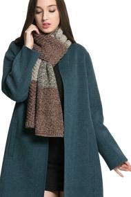 img 2 attached to Women Winter Thick Chunky Colors Women's Accessories in Scarves & Wraps