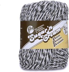 img 4 attached to 🧶 Пряжа Lily Sugar 'N Cream Super Size Twists - 4 среднего веса, 100% хлопок - 3 унции - цвет Overcast Twist - стирка в машине и сушка в машине