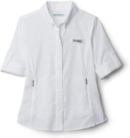 img 1 attached to Columbia Girls Tamiami Sleeve Shirt: A Versatile Addition to Girls' Active Clothing