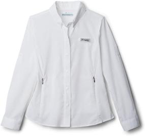 img 4 attached to Columbia Girls Tamiami Sleeve Shirt: A Versatile Addition to Girls' Active Clothing
