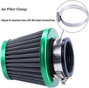 img 1 attached to CNCMOTOK 38Mm Air Filter GY6 50Cc Scooter Moped For SSR Apollo 125 110Cc 125Cc Coolster Pit Bike Motorcycle ATV Quad QMB139 Engine Parts (Green)