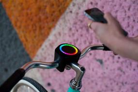 img 2 attached to 🚲 SmartHalo: Revolutionize Your Bike with Smart Bike Accessory – GPS Navigation, Anti-Theft Alarm, Fitness Tracker & More!