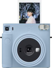 img 4 attached to Фотокамера Fujifilm Instax Square SQ1 в цвете ледникового синего: Мгновенно запечатлейте воспоминания!