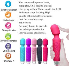img 2 attached to 💖 Ultimate Cordless Handheld Wand Massager: Powerful, Pink, and Perfect for Back and Neck Relief