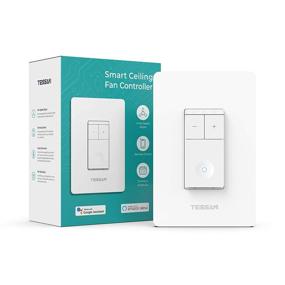 img 4 attached to 🔌 TESSAN Smart Ceiling Fan Control: WiFi Switch for Alexa and Google Home with Remote Control and Scheduling