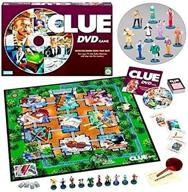 🔍 unravel the mystery with hasbro gaming clue dvd game logo
