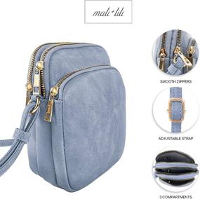 img 1 attached to 👜 Mali Lili Josie Triple Crossbody Handbags & Wallets for Women