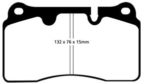 img 1 attached to Тормозные колодки EBC Brakes DP31908C Redstuff Ceramic