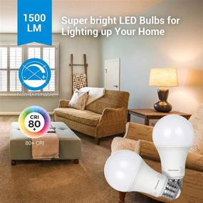 img 3 attached to 💡 DEWENWILS 8 Pack Dimmable Bulbs - Equivalent to 1500LM