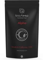 🌱 boost your testosterone and libido naturally with 'alpha' – 100% organic tea blend for men! made with high quality herbs and tea leaves, unbelievably delicious taste - 30 servings, usa-made! logo