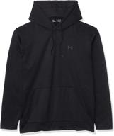 under armour fleece solid hoodie men's clothing for active logo