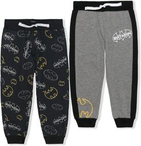 img 4 attached to 🦇 Warner Bros Boy’s Jogger Pants Set - BATMAN Print, Athletic Sweatpants
