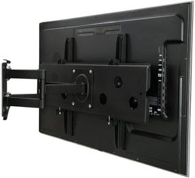 img 2 attached to Mount-It! Full Motion TV Mount: Heavy-Duty Swivel for 32-60 inch Screens, 4K Flat Panel, VESA Up To 750x450