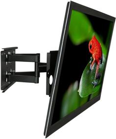 img 3 attached to Mount-It! Full Motion TV Mount: Heavy-Duty Swivel for 32-60 inch Screens, 4K Flat Panel, VESA Up To 750x450