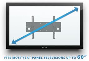 img 1 attached to Mount-It! Full Motion TV Mount: Heavy-Duty Swivel for 32-60 inch Screens, 4K Flat Panel, VESA Up To 750x450