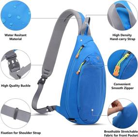 img 3 attached to 🎒 Peicees Lightweight Waterproof Backpack Crossbody Bag