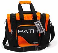 🎳 ultimate storage solution: pyramid path pro deluxe single bowling ball tote bag - fits mens 15 shoes & accessories логотип