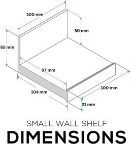 img 1 attached to 🔩 Screwless 4" Universal Shelf: Easy Install for Cameras, Baby Monitors, Speakers & More by Brainwavz (White)