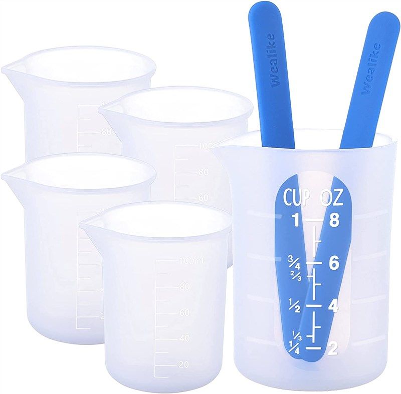 silicone measuring graduated mixing sticks 로고
