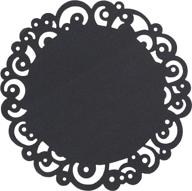 🖤 wilton black swirl 12 inch doilies: elegant décor for any occasion логотип