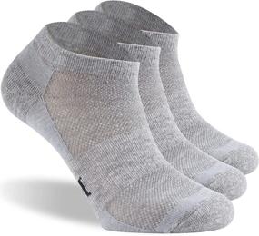 img 4 attached to Thin Merino Wool Athletic Ankle Socks for Men and Women, RTZAT Light Low Cut Running Socks, Sizes S-L