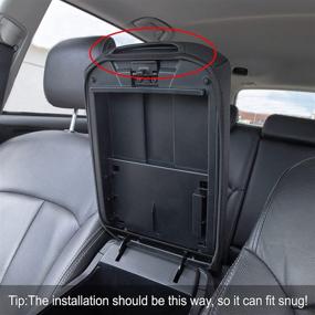 img 3 attached to 🚘 Enhance Your 4Runner's Comfort with JDMCAR Neoprene Center Console Armrest Cover - Compatible with Toyota 4Runner Accessories 2010-2022!