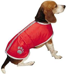 img 1 attached to 🧥 Zack & Zoey Nor'easter Jacket X-Large - Tomato Red: Ultimate Protection for Your Pet in Any Weather