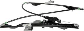 img 1 attached to Dorman 741-691 Power Window Motor and Regulator Assembly - Front Passenger Side, Black - Fits Select Models